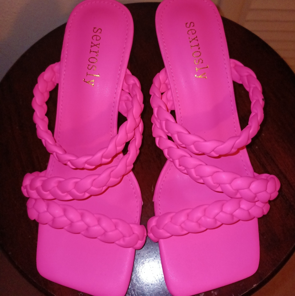 Sexrosly Women's Barbie Pink Sandals Size 36 = 5.5
